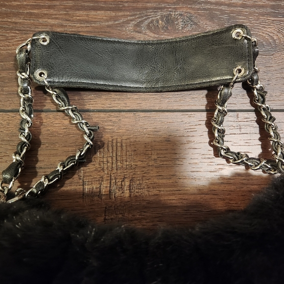 Beautiful Quilted Faux Fur Hobo Bag - Picture 8 of 16